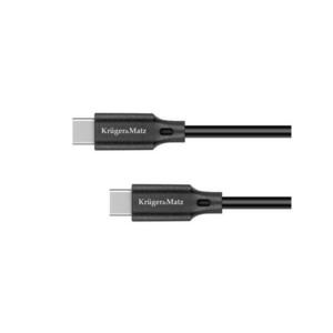 Kábel KRUGER & MATZ KM1261 Basic USB-C/USB-C 2, 5m Black vyobraziť
