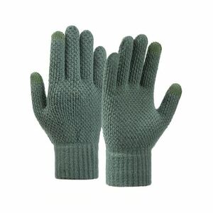 MG Winter rukavice na ovládanie dotykového displeja, zelené vyobraziť