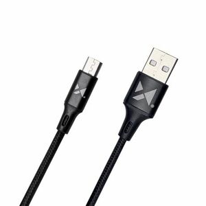 MG kábel USB / USB-C 2.4A 1m, čierny (WUC-C1B) vyobraziť