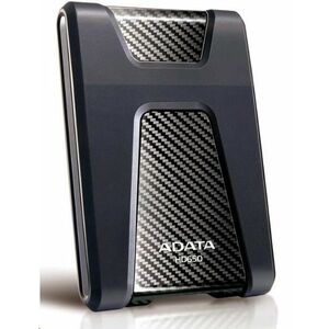 ADATA Externý HDD 4TB 2, 5" USB 3.1 DashDrive Durable HD650, čierny (gumový, nárazu odolný) vyobraziť