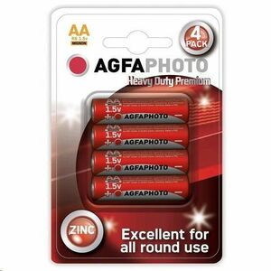 AgfaPhoto zinková batéria AA, blister 4ks vyobraziť