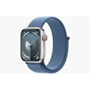 Apple Watch S9 Cell/41mm/Silver/Šport Band/Winter Blue vyobraziť
