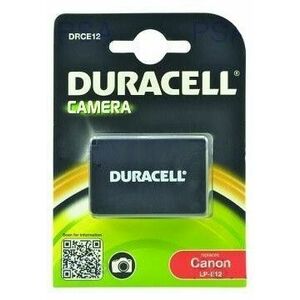 DURACELL Batéria - DRCE12 pre Canon LP-E12, čierna, 600mAh, 7.2V vyobraziť