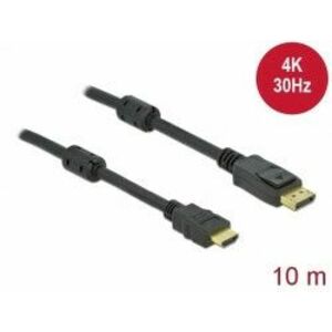 Delock Pasívny kábel DisplayPort 1.2 na HDMI, 4K, 30 Hz 10 m vyobraziť