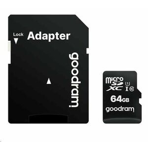 GOODRAM MicroSDXC karta 64GB M1AA, UHS-I Class 10, U1 + adaptér vyobraziť