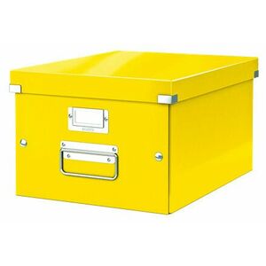 LEITZ Univerzálna krabica Click&Store, veľkosť M (A4), žltá vyobraziť