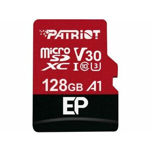 Patriot V30 A1/micro SDXC/128GB/100MBps/UHS-I U3/Class 10/+ Adaptér vyobraziť