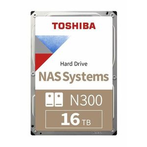 TOSHIBA HDD N300 NAS 16 TB, SATA III, 7200 rpm, 512 MB cache, 3, 5 ", BULK vyobraziť