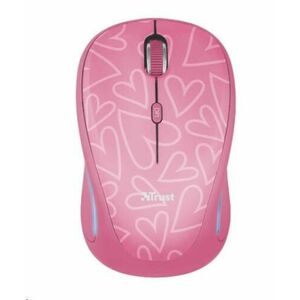 TRUST Myš Yvi Wireless Mouse USB, pink (ružová) vyobraziť