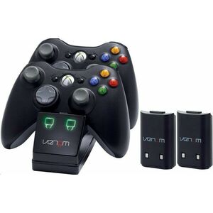 VENOM VS2891 Xbox 360 Black Twin Docking Station + 2 batteries vyobraziť