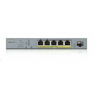 Zyxel GS1350-6HP 6 Port smart managed CCTV PoE switch, long range, 60W, 5x GbE, 1x SFP vyobraziť