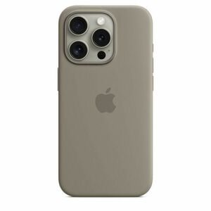 iPhone 15 Pre Silicone Case with MS - Clay vyobraziť