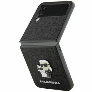 Puzdro Karl Lagerfeld PU Saffiano K&C PIN Samsung Galaxy Z Flip 4 - čierne vyobraziť