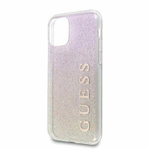 Puzdro Guess iPhone 11 Pro GUHCN58PCUGLGPI Glitter Gradient - ružovo zlaté vyobraziť