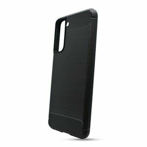 Puzdro Carbon Lux TPU Samsung Galaxy S21 G991 - čierne vyobraziť