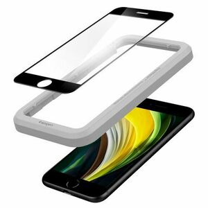 Spigen tempered glass ALM GLASS FC for iPhone 7 / 8 / SE 2020 / SE 2022 black vyobraziť