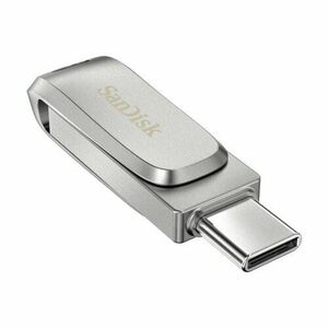 SanDisk Ultra Dual Drive Luxe/64GB/150MBps/USB 3.1/USB-A + USB-C/Stříbrná vyobraziť