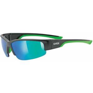UVEX Sportstyle 215 Black Mat/Green/Mirror Green Cyklistické okuliare vyobraziť