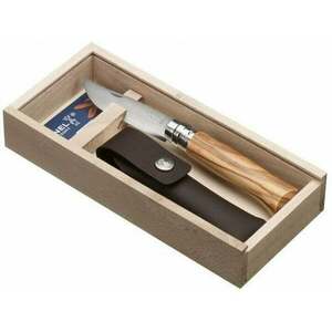 Opinel Wooden Gift Box N°08 Olive Turistický nôž vyobraziť