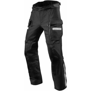 Rev'it! Sand 4 H2O Black M Predĺžené Textilné nohavice vyobraziť