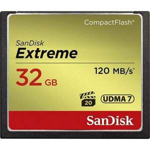 SanDisk Extreme CompactFlash 32 GB SDCFXSB-032G-G46 CompactFlash 32 GB Pamäťová karta vyobraziť