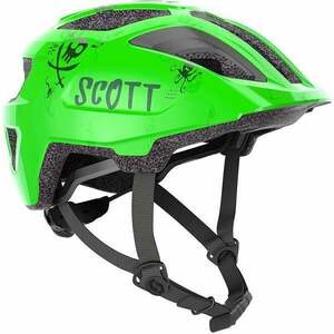 Scott Spunto Kid Fluo Green Detská prilba na bicykel vyobraziť