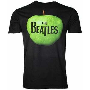 The Beatles Tričko Apple Logo Muži Black S vyobraziť
