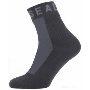 Sealskinz Waterproof All Weather Ankle Length Sock with Hydrostop Black/Grey XL Cyklo ponožky vyobraziť
