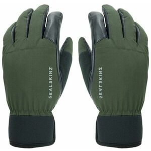 Sealskinz Waterproof All Weather Hunting Glove Olive Green/Black XL Cyklistické rukavice vyobraziť