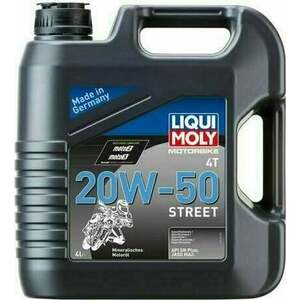 Liqui Moly 1696 Motorbike 4T 20W-50 Street 4L Motorový olej vyobraziť