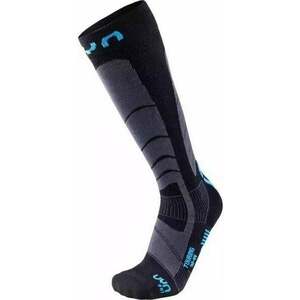 UYN Men's Ski Touring Black/Azure 35/38 Lyžiarske ponožky vyobraziť
