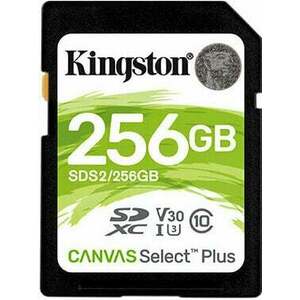 Kingston 256GB SDXC Canvas Plus UHS-I SDS2/256GB vyobraziť