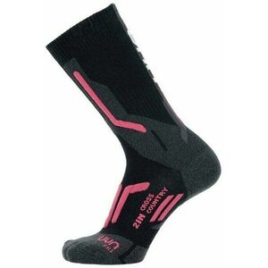 UYN Lady Ski Cross Country 2In Socks Black/Pink 37-38 Lyžiarske ponožky vyobraziť