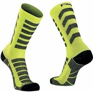 Northwave Husky Ceramic High Sock Yellow Fluo S Cyklo ponožky vyobraziť
