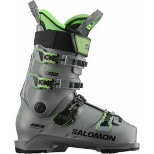 Salomon S/Pro Alpha 120 Steel Grey/Pastel Neon Green 1/Black 26/26, 5 Zjazdové lyžiarky vyobraziť