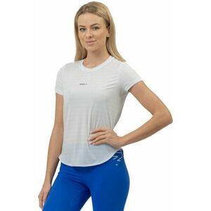 Nebbia FIT Activewear T-shirt “Airy” with Reflective Logo White L Fitness tričko vyobraziť