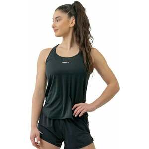 Nebbia FIT Activewear Tank Top “Airy” with Reflective Logo Black XS Fitness tričko vyobraziť