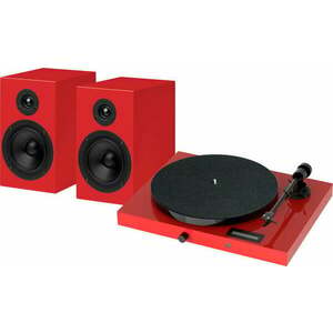 Pro-Ject Juke Box E1 + Speaker Box 5 OM5e High Gloss Red vyobraziť