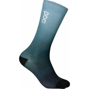 POC Essential Print Sock Gradient Turmaline Navy M Cyklo ponožky vyobraziť