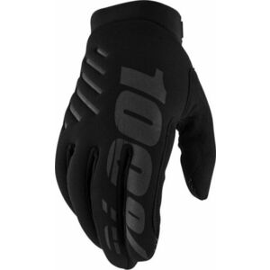 100% Brisker Gloves Black L Cyklistické rukavice vyobraziť