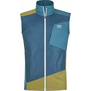 Ortovox Windbreaker Vest M Petrol Blue L Outdoorová vesta vyobraziť