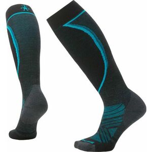 Smartwool Women's Ski Targeted Cushion OTC Socks Charcoal M Lyžiarske ponožky vyobraziť