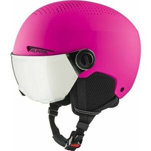 Alpina Zupo Visor Q-Lite Junior Ski helmet Pink Matt S Lyžiarska prilba vyobraziť