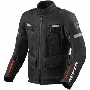 Rev'it! Jacket Sand 4 H2O Black 4XL Textilná bunda vyobraziť