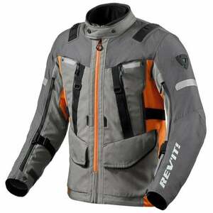 Rev'it! Jacket Sand 4 H2O Grey/Orange 4XL Textilná bunda vyobraziť