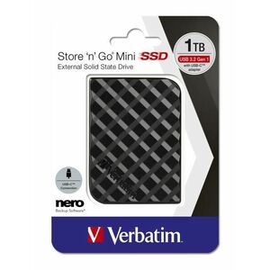 Verbatim SSD 1TB GEN2 USB 3.2 gen 1 Store ‘n’ Go mini, externí, černý vyobraziť