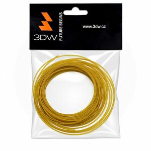 3DW - ABS filament 1, 75mm zlatá, 10m, tlač 200-230°C vyobraziť