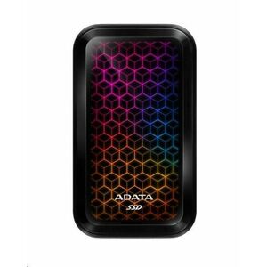 ADATA External SSD 512GB SE770G USB 3.0 čierna/žltá LED RGB vyobraziť