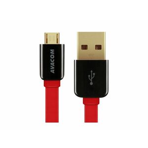 AVACOM MIC-40R kábel USB - Micro USB, 40cm, červená vyobraziť