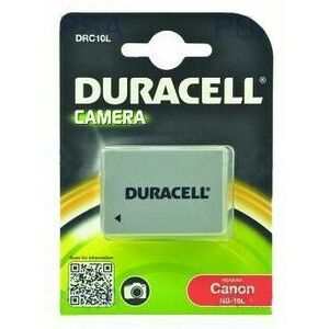 DURACELL Batéria - DRC10L pre Canon NB-10L, čierna, 820 mAh, 7.4 V vyobraziť